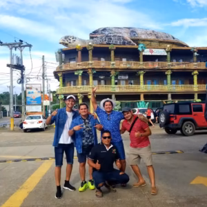 West Roatan Island Tour - Turtle building stop